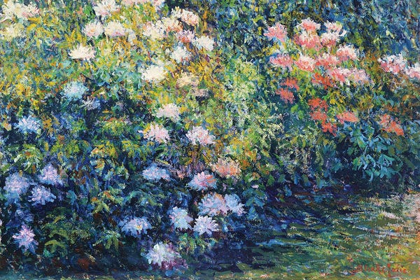 French Country Décor: Bush of Rhododendrons by Patrick Marie