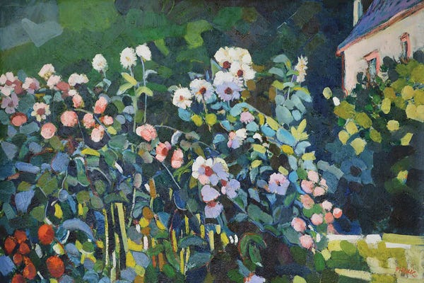 French Country Décor: Bush of Dahlias by Patrick Marie