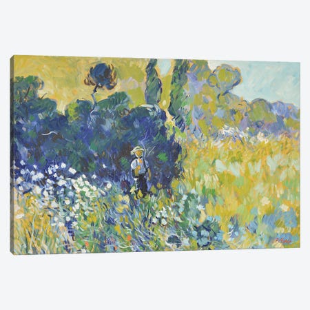 Walk in Summer Canvas Print #PTX38} by Patrick Marie Canvas Wall Art