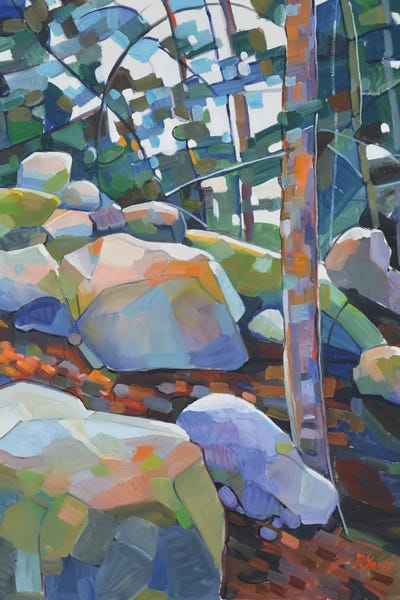 Mosaic Landscapes: Rocky Forest by Patrick Marie