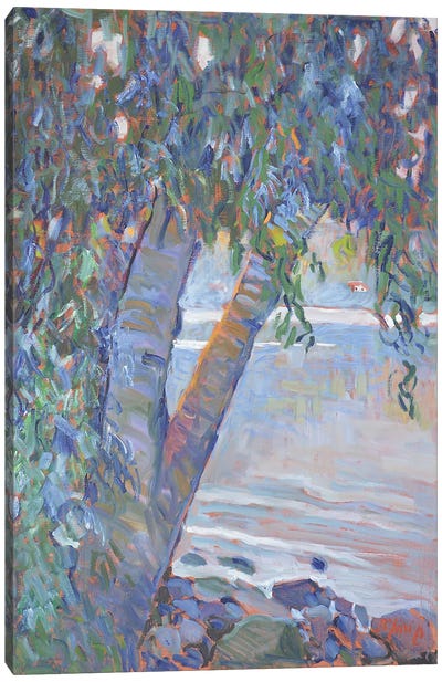 The Banks of the Seine III Canvas Art Print - Artists Like Monet
