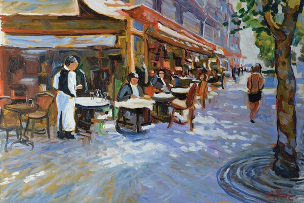 Ombres et Lumières: A Parisian Street by Patrick Marie