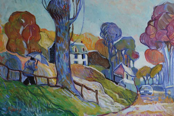 French Country Décor: Norman Village - Autumn by Patrick Marie