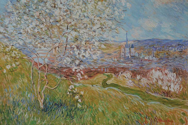 French Country Décor: View of Rouen - Spring by Patrick Marie