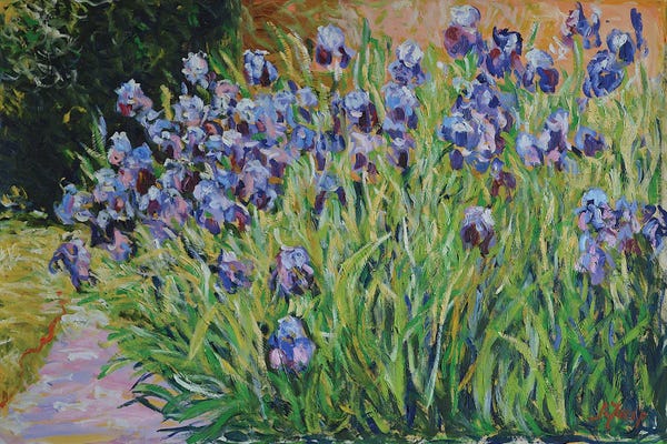 French Country Décor: Bush of Irises by Patrick Marie