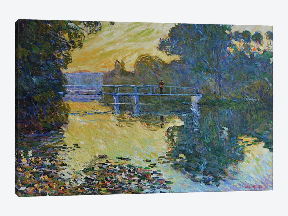 Branch of the Seine - In the evening by Patrick Marie 1-piece Canvas Art Print