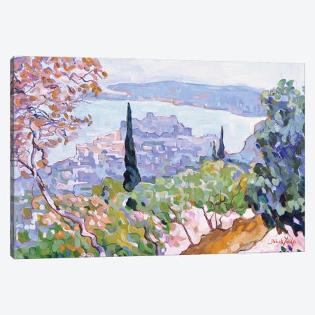 Eze Sur Mer - Provence - France Canvas Print #PTX52} by Patrick Marie Canvas Wall Art