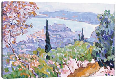 Eze Sur Mer - Provence - France Canvas Art Print - Patrick Marie