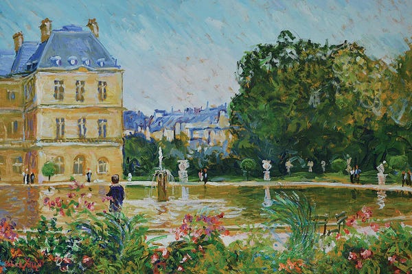 The Luxembourg Garden Paris Landscape