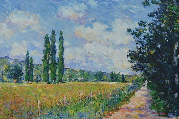 Patrick Marie: Country Road in Normandy by Patrick Marie