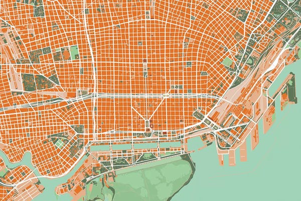 Planos Urbanos: Buenos Aires Orange by Planos Urbanos