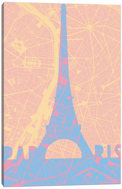 Eiffel Tower Canvas Art Print - Planos Urbanos