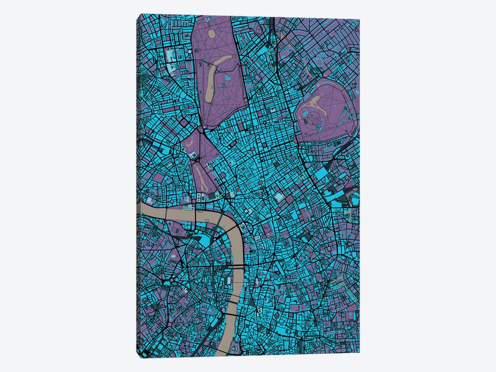 London Twilight by Planos Urbanos 1-piece Art Print