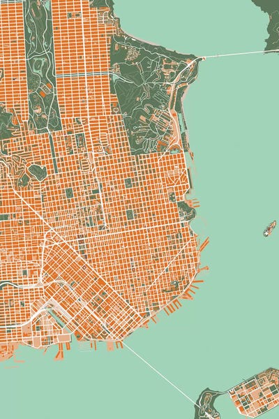 Planos Urbanos: San Francisco Orange by Planos Urbanos