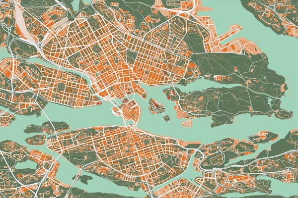 Planos Urbanos: Stockholm Orange by Planos Urbanos