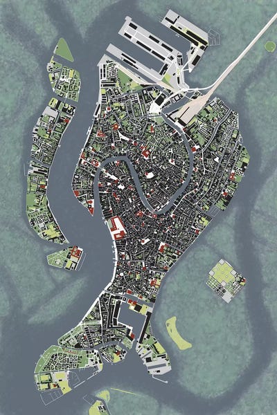 Planos Urbanos: Venice Engraving by Planos Urbanos