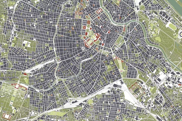 Planos Urbanos: Vienna Engraving by Planos Urbanos