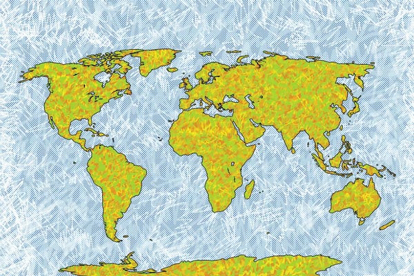 Planos Urbanos: World Map by Planos Urbanos