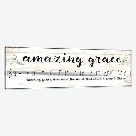 Amazing Grace III Canvas Print #PUG52} by Jennifer Pugh Canvas Wall Art