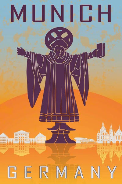 Bavaria: Munich Vintage Poster by Paul Rommer