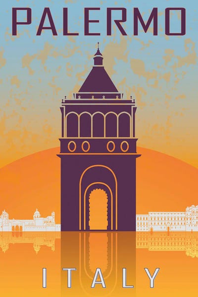 Sicily: Palermo Vintage Poster by Paul Rommer
