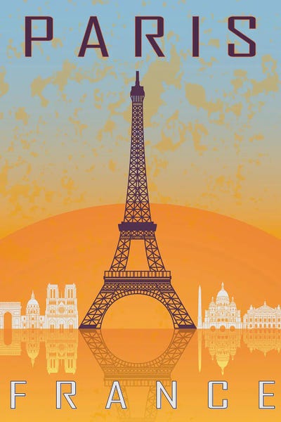 Paris Vintage Poster by Paul Rommer canvas print