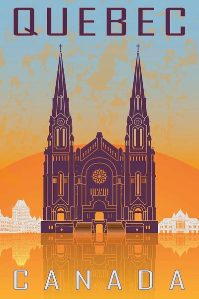 Quebec: Quebec Vintage Poster by Paul Rommer