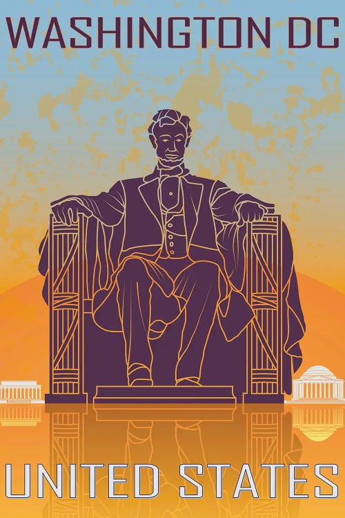 Washington Dc Vintage Poster