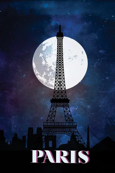 Paris Vintage Poster Travel by Paul Rommer canvas print