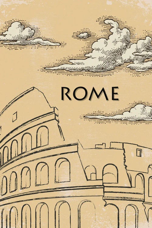 Rome Vintage Poster Travel