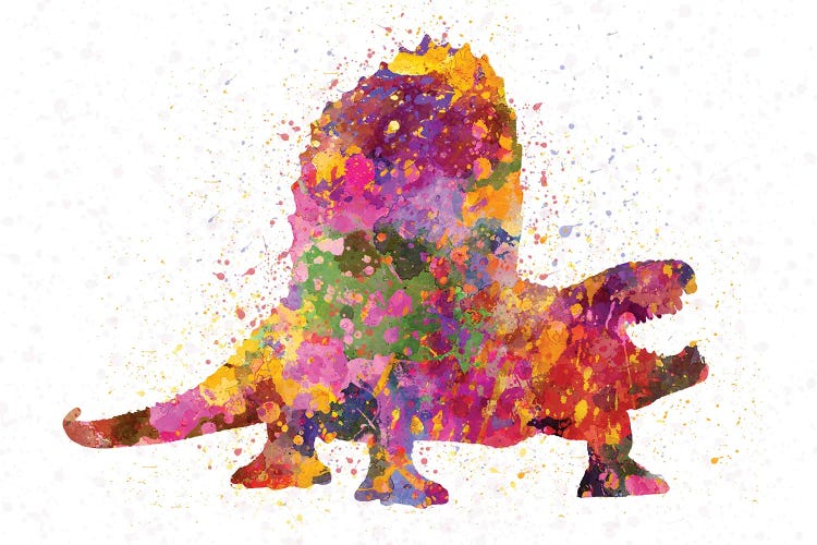 Dimetrodon In Watercolor by Paul Rommer wall art