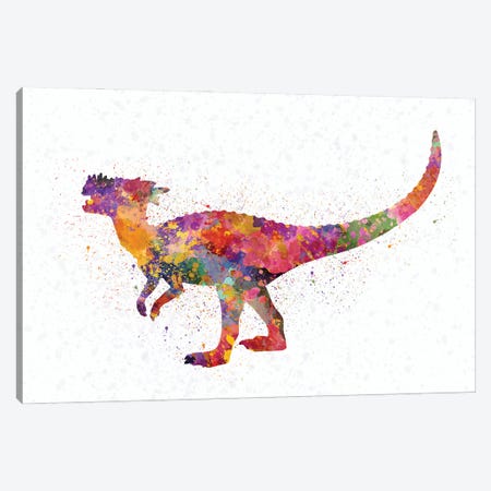 Dracorex In Watercolor Canvas Print #PUR1237} by Paul Rommer Canvas Artwork