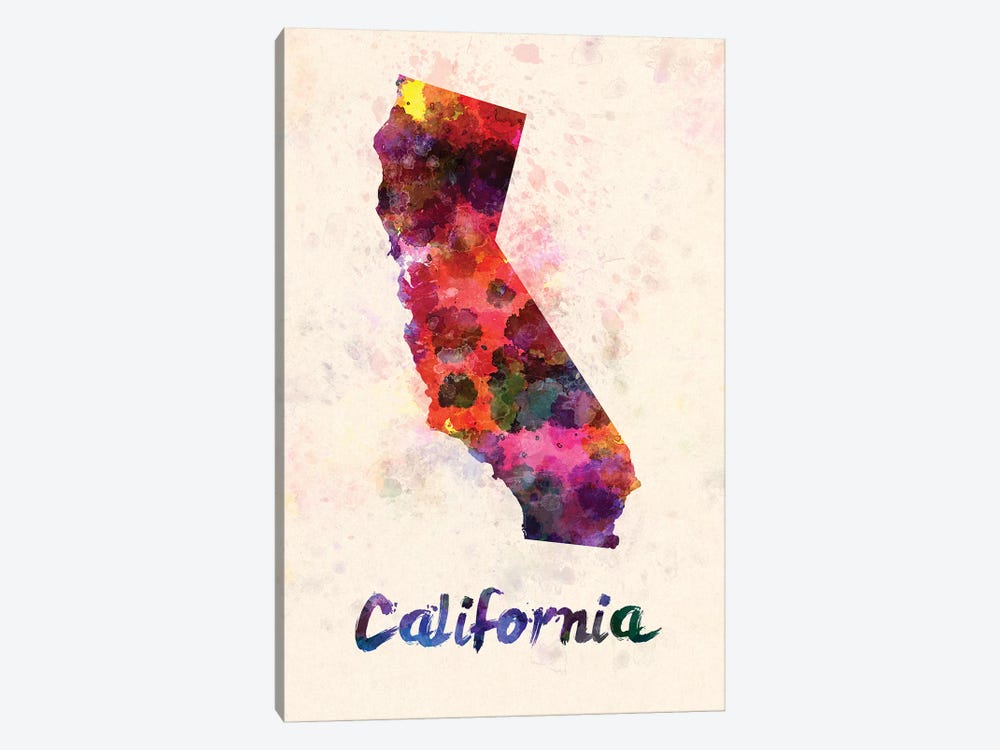 California by Paul Rommer 1-piece Canvas Artwork