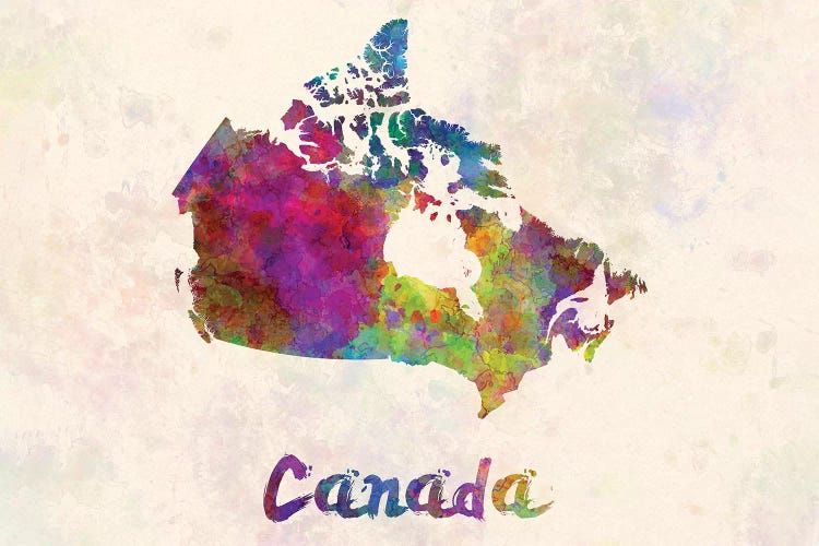 Canada In Watercolor by Paul Rommer wall art