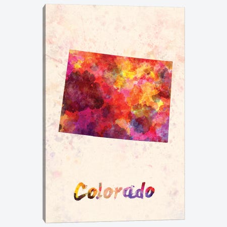 Colorado Canvas Print #PUR150} by Paul Rommer Canvas Wall Art