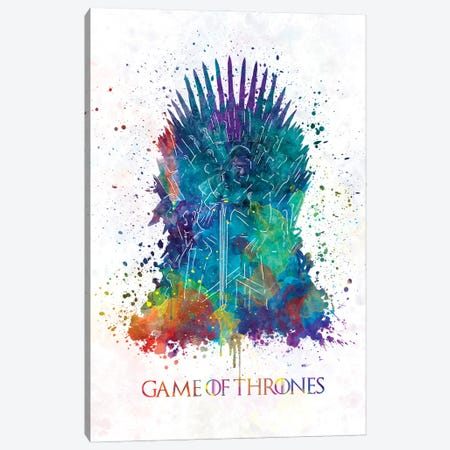 Game Of Thrones GOT Throne Canvas Print #PUR1894} by Paul Rommer Canvas Wall Art