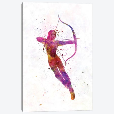 The Hunger Games Katniss Canvas Print #PUR1899} by Paul Rommer Art Print