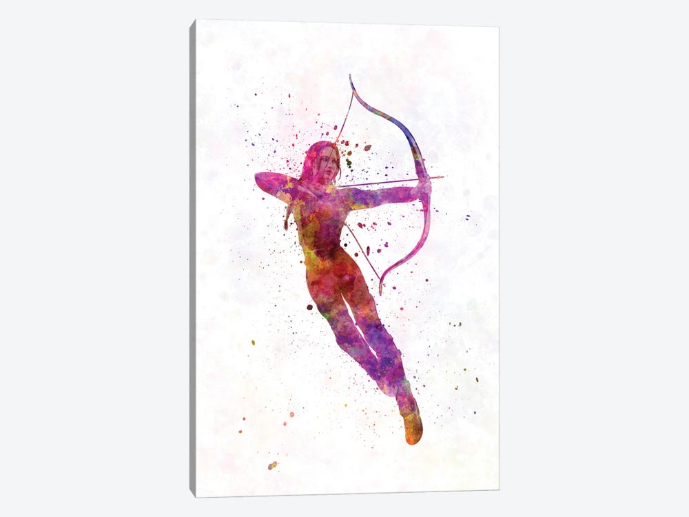 The Hunger Games Katniss by Paul Rommer 1-piece Canvas Art Print