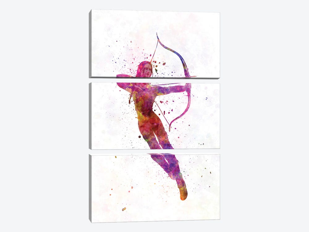 The Hunger Games Katniss by Paul Rommer 3-piece Art Print