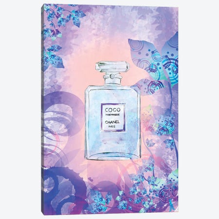  Stupell Industries Beauty Begins Designer Quote Purple Glam Perfume  Bottle, Design by Amanda Greenwood, 19 x 13 : Everything Else
