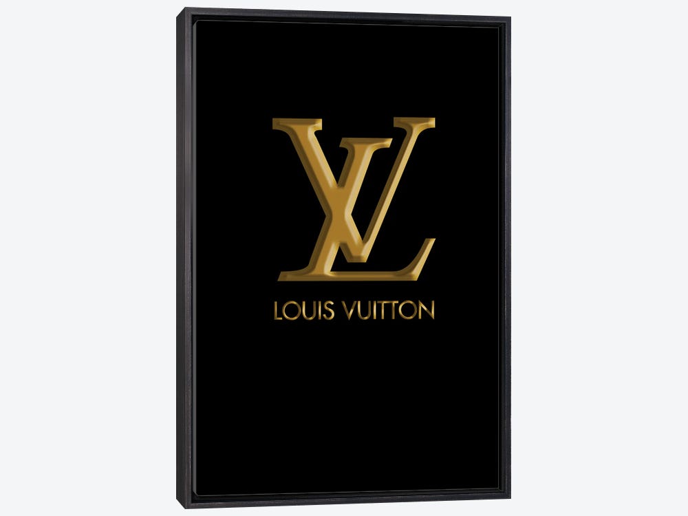 Gold Louis Vuitton Stickers (large)