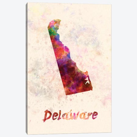 Delaware Canvas Print #PUR192} by Paul Rommer Canvas Art
