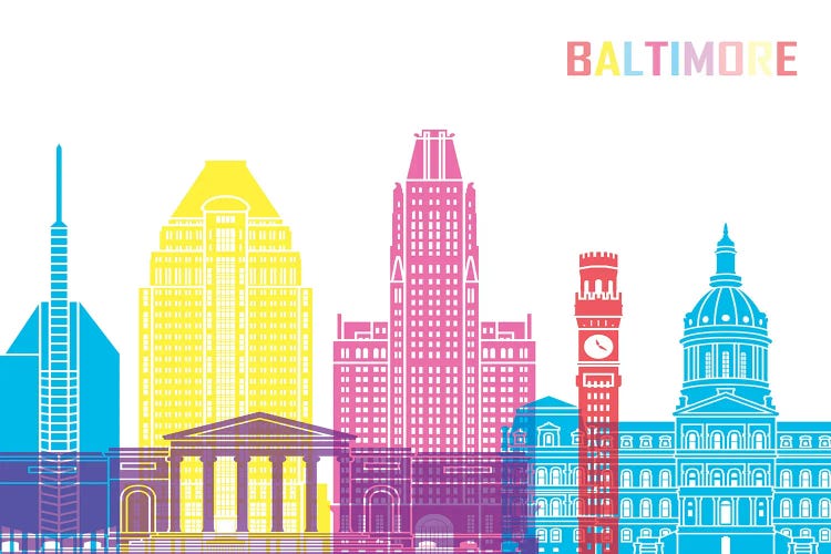 Baltimore II Skyline Pop