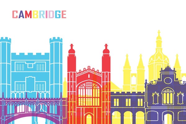 Cambridge: Cambridge Skyline Pop by Paul Rommer
