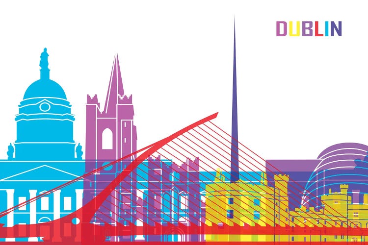 Dublin Skyline Pop