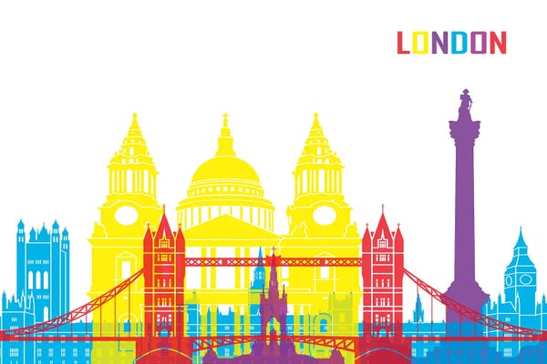 London Skylines: London Skyline Pop by Paul Rommer