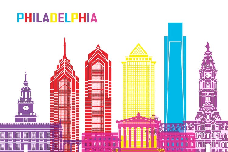 Philadelphia Skyline Pop