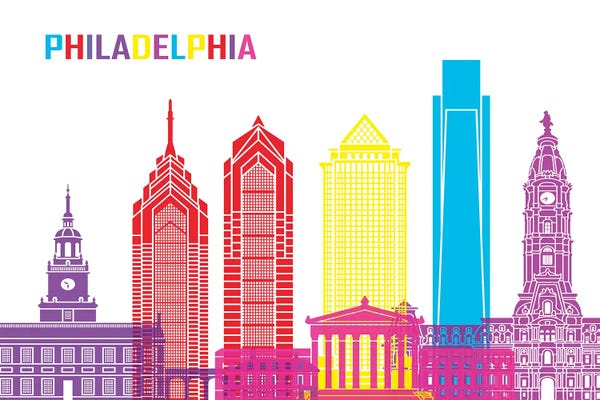 Philadelphia Skyline Pop