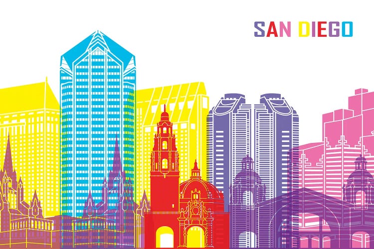 San Diego Skyline Pop