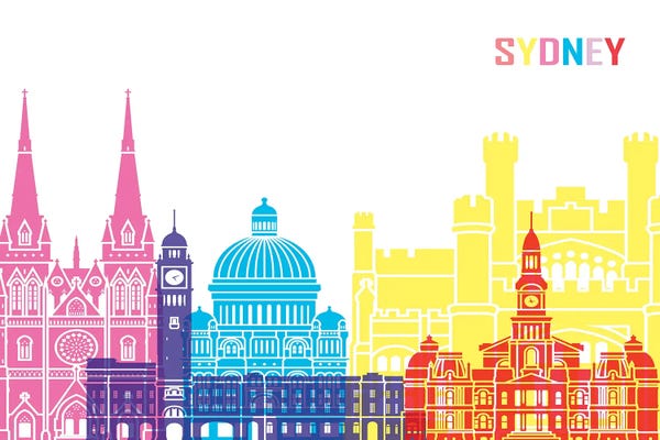 New South Wales: Sydney IIi Skyline Pop by Paul Rommer